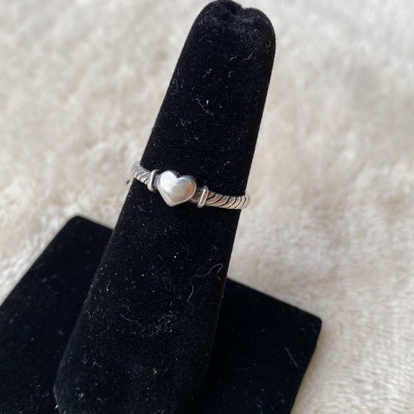 Vintage Jewelry - *SOLD*Sterling Silver Heart Ring